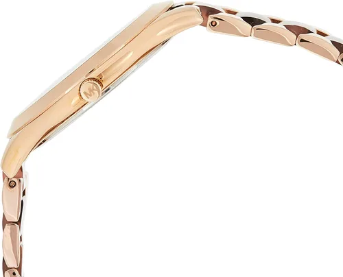 Vista 3 de Michael Kors MK4301 - Reloj delgado para mujer color dorado y rubor