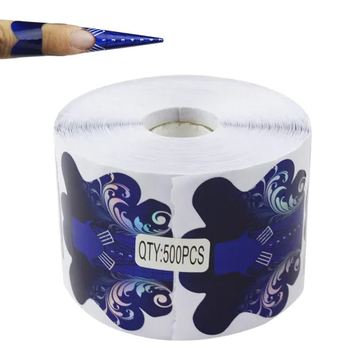 Vista 8 de 100 puntas de uñas de aguja con láser, formas de extensión de esmalte de gel, puntas acrílicas, decoración de uñas, bricolaje, rizos de gel de uñas