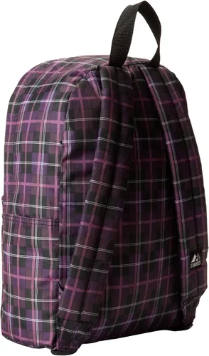 Vista 3 de Everest Mochila maletera con patrón múltiple, Cuadros PúrpuraNegro), 1045KP-PURBK PLAID