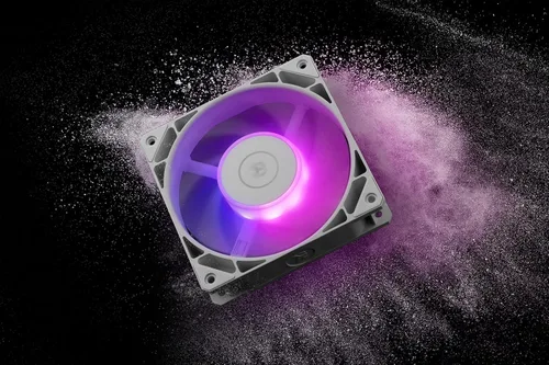 Vista 7 de EKWB Ventilador EK-Loop FPT de 4.724 in, 550-2300 RPM, RGB digital, blanco