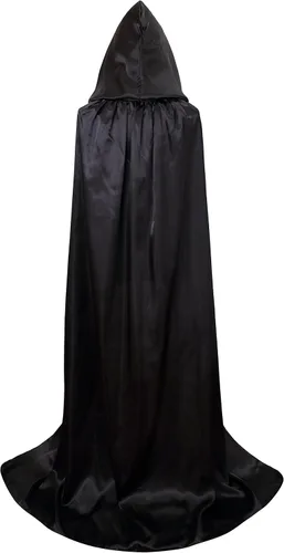 Vista 2 de VGLOOK Capa unisex con capucha para Halloween, Navidad, disfraces y fiesta