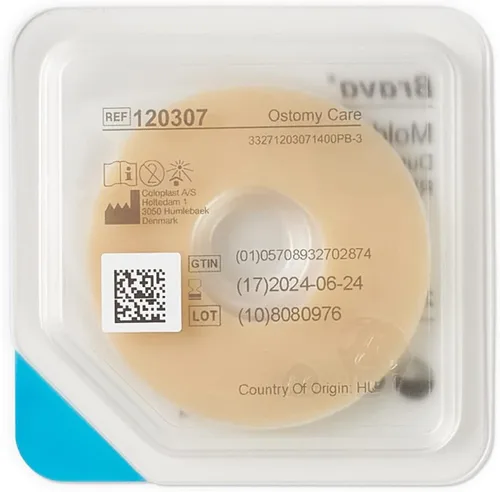 Vista 3 de Brava 120307 - Anillo de ostomía (0.079 in de grosor, diámetro de 2 pulgadas, moldeable, 10 unidades)