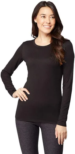Vista 6 de 32 Degrees Heat - Camiseta térmica de capa base para mujer, manga larga, cuello redondo, ultra suave y ligera Berry Mauve19