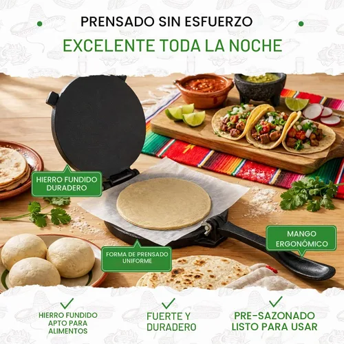 Vista 5 de Tortillada - Prensa de tortilla con libro electrónico con 50 recetas