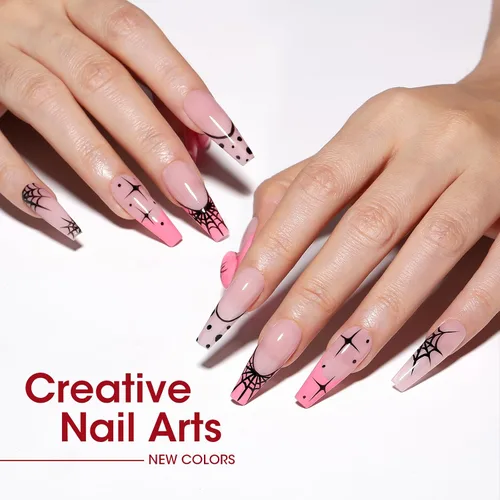 Vista 6 de Gellen - Juego de esmaltes de uñas de gel en 6 colores bonitos de la serie pastel, suaves, para decoración de uñas y manicura en casa de larga