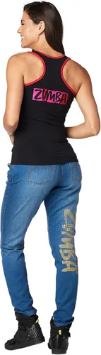 Vista 3 de ZUMBA Camiseta sin mangas con estampado gráfico y espalda cruzada