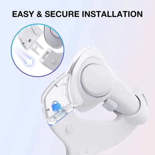 Vista 4 de APEXINNO VR Table Tennis Paddle Grip Handle for Meta Quest 3 Controllers Accessories, VR Ping-Pong Paddle Adapter for Eleven Table Tennis VR Game