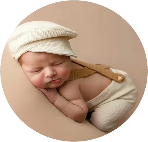 Vista 2 de Accesorios de fotografía para recién nacidos, trajes de bebé para niño recién nacido, sesión de fotos, traje de caballero