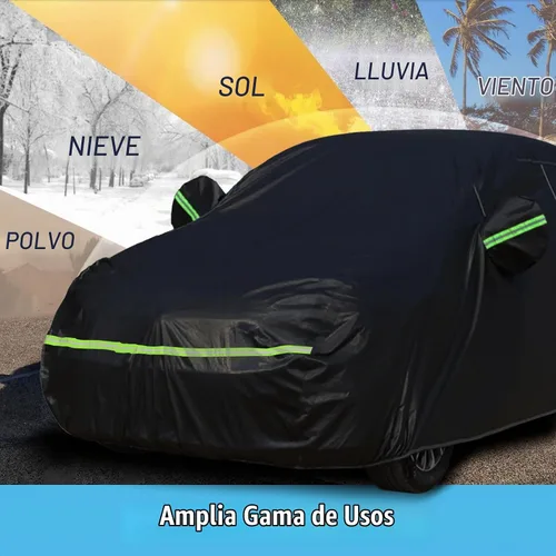 Vista 7 de Fundas impermeables de coche para Mini Cooper S 2002-2021 de 2 puertas (negro) 210T personalizadas 6 capas resistentes al agua protección para todo
