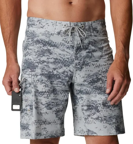 Vista 4 de Columbia camisa de manga larga, con borde reforzado plata, para hombre