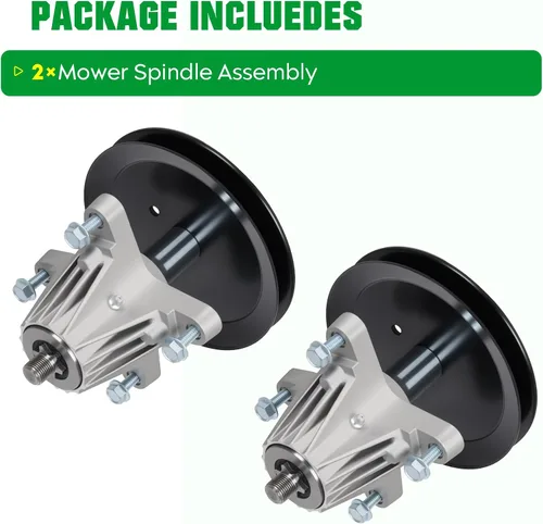 Vista 4 de Youxmoto 618-06989 918-06989 - Conjunto de husillo de cubierta de 46 pulgadas para Troy-Bilt, para MTD T1500 T1600 T1900 LT4600 CLT46CVT TB46 Horse