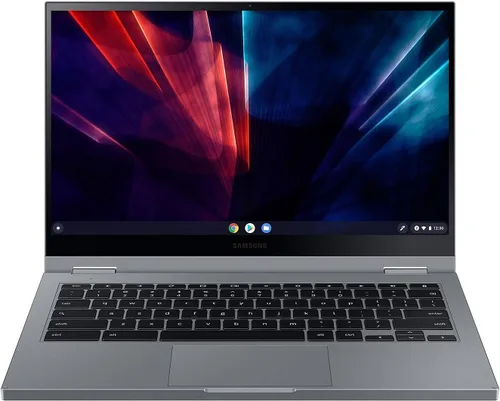 Vista 4 de Samsung Electronics Galaxy Chromebook 2, procesador Intel Core i3 de 13.3 pulgadas, 128 GB, 8 GB de RAM, gris mercurio (modelo 2021) - XE530QDA-KB1US