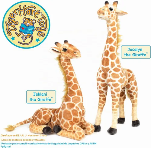 Vista 6 de TigerHart Jocelyn La Jirafa - Peluche Animal de 22 Pulgadas