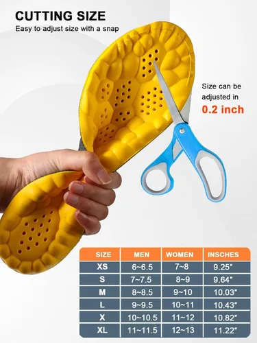 Vista 28 de Plantillas 4D Cloud para mujeres y niños, plantillas de soporte de arco, plantillas de espuma viscoelástica, plantillas de zapatos deportivos