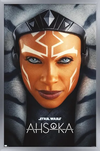 Vista 11 de Trends International Star Wars: Ahsoka - Póster de pared de una hoja, 14.72 x 22.37 pulgadas, versión enmarcada de madera de granero Versión