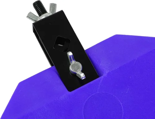 Vista 5 de Yibuy Bloque plástico azul del atasco de la percusión del bloque de los instrumentos de la percusión