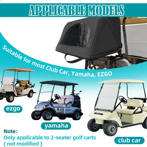 Vista 5 de Kit de cubierta de lluvia para bolsa trasera universal Carro de golf OEM