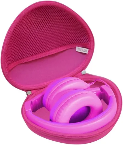Vista 9 de Hermitshell Estuche rígido de viaje para auriculares iClever HS19/iClever BTH12 para niños (azul)