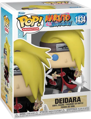 Vista 2 de POP Naruto Shippuden - Figura de vinilo de Deidara Funko (con funda protectora de caja compatible), multicolor, 3.75 pulgadas