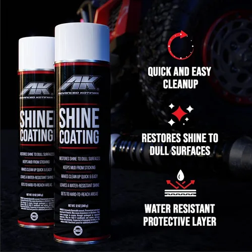 Vista 2 de Advanced Kotings - Spray de revestimiento de alto brillo Revive superficies opacas, protector UV, vinilo, goma, plástico, fácil limpieza