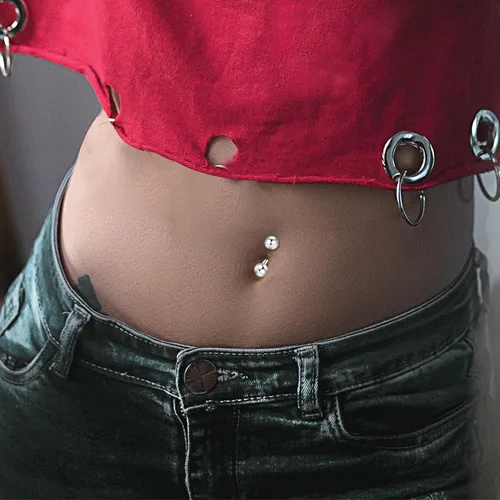 Vista 5 de Juego de 25/33 piercings de acero inoxidable para nariz, lengua, cartílago, ceja, ombligo, ombligo, cartílago, cejas, ombligo, 25/33 unidades, 18/33