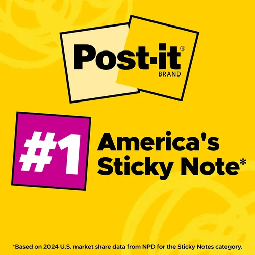 Vista 5 de Notas autoadhesivas Sticky Notes de Post-it, Amarillo canario