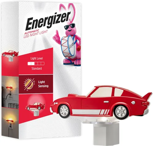 Vista 11 de Energizer Luz nocturna flamenco, neón, encendido/apagado automático, rosa