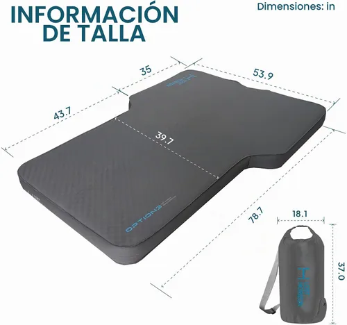 Vista 6 de Lost Horizon Colchón de espuma autoinflable para Rivian R1S