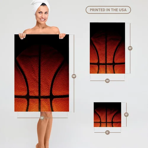 Vista 6 de 3D Rose TWL_219113_1 Toalla de baloncesto con textura de sombra parcial, 15 x 22 pulgadas