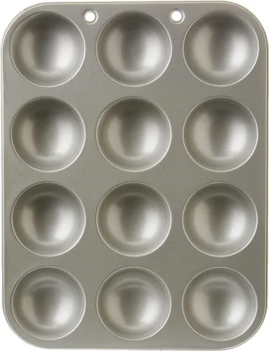 Vista 4 de Dexam Pastel de carne picada antiadherente de 12 tazas, carbón, gris