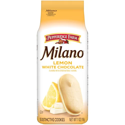 Vista 14 de Pepperidge Farm Milano - Galletas con sabor a coco y chocolate blanco, bolsa de 7 onzas