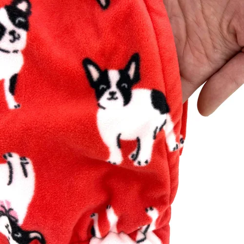 Vista 5 de ROCK ATOLL Pantalones de pijama de forro polar suave y cálido para hombre