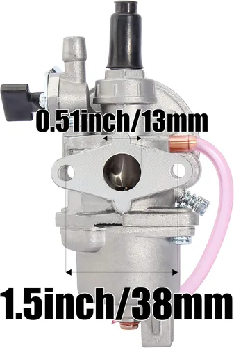 Vista 2 de Carburador para motor de 43cc - 47cc 49cc 2 tiempos Mini Moto ATV Quad Go Kart ciclomotor cortador de cepillo Minimoto X1 X2 X6 X8 Pocket Dirt