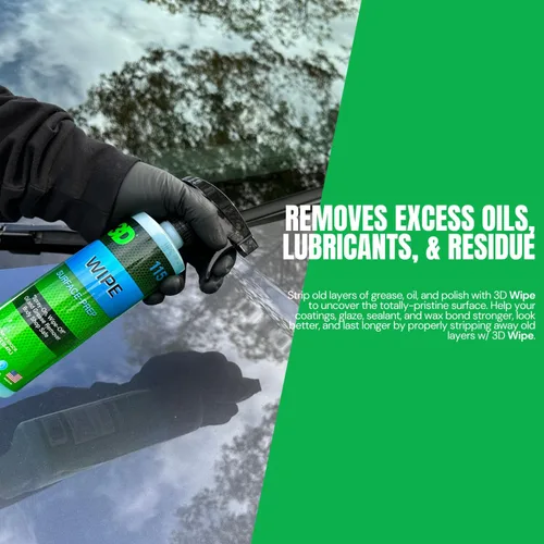 Vista 5 de 3D Wipe Preparación de Superficie para Revestimiento Cerámico - Elimina Aceites y Lubricantes Excesivos de Pintura y Vidrio Antes de la Aplicación
