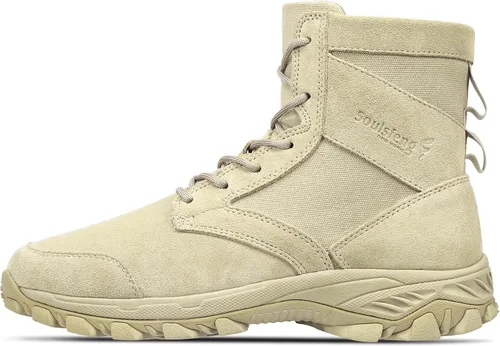 Vista 9 de Soulsfeng Tactical Boots for Men and Women Lightweight Sneaker Boots Work Hiking Military Booties