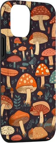 Vista 3 de Funda de coleccionista de hongos con patrón Groovy para iPhone 14
