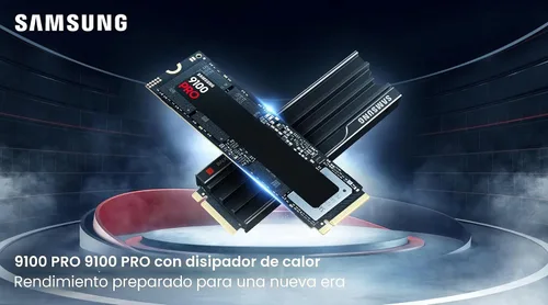 Vista 11 de Samsung SSD 9100 PRO 1TB, PCIe 5.0x4 M.2 2280, hasta 14,700MB/s