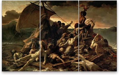 Vista 29 de Niwo ART - Bandera, serie de pinturas más famosas del mundo, lienzo para pared, decoración del hogar, envoltura de galería, estirado, enmarcado
