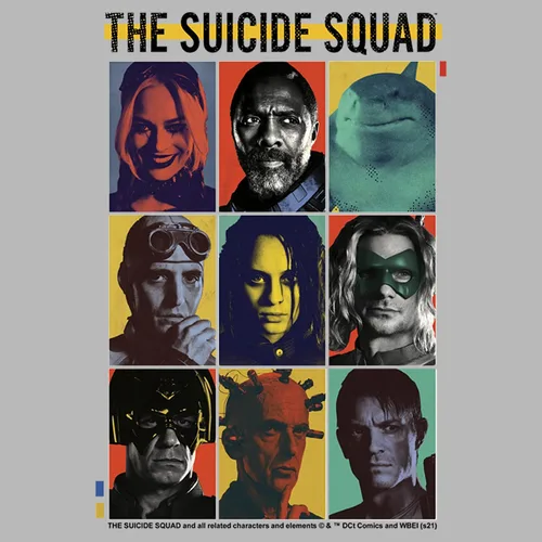 Vista 2 de Fifth Sun Camiseta de retratos de personajes de The Suicide Squad Junior