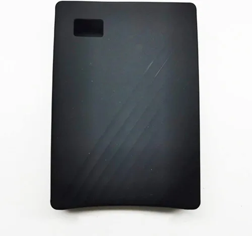Vista 5 de Paquete de 2 fundas protectoras de silicona líquida suave compatibles con WD 4 TB/5 TB My Passport disco duro externo portátil, disco duro, a prueba