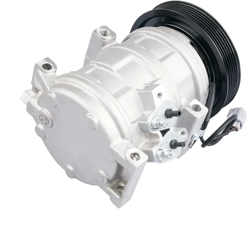Vista 4 de Compresor de CA con compresor de aire acondicionado de embrague compatible con Honda Odyssey 2005-2007, Pilot 2005-2008, Ridgeline 2006-2008, Acura