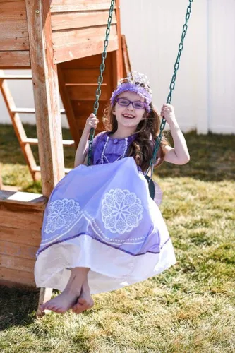 Vista 6 de Little Adventures Disfraz de princesa de amuleto morado