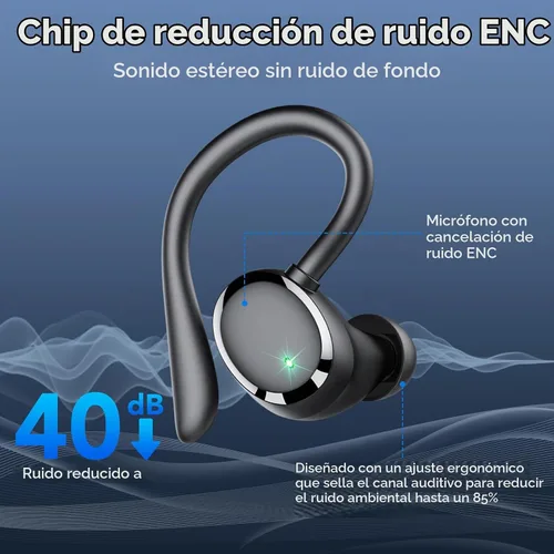 Vista 7 de Auriculares de traducción AI en tiempo real, traductor de 134 idiomas Oro rosado
