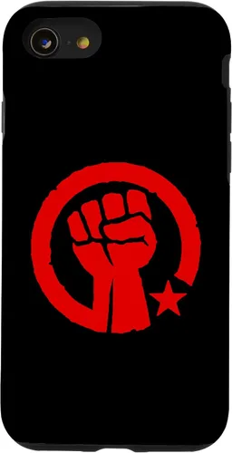 Vista 13 de Funda para iPhone 14 Rebel Red Socialist Fist