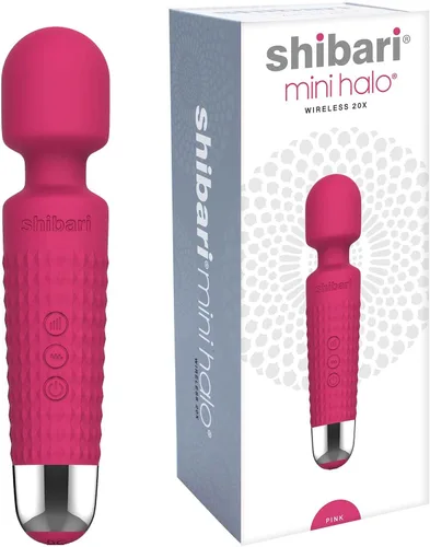 Vista 12 de Shibari Mini Vibrador Halo, Masajeador de Varita, Inalámbrico, Silencioso, Alta Potencia e Impermeable, Estimulación del Clítoris por Vibración