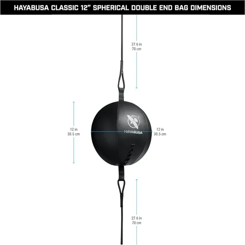 Vista 6 de Hayabusa Bolsa de doble extremo Classic Sphere - Negro, 12 pulgadas