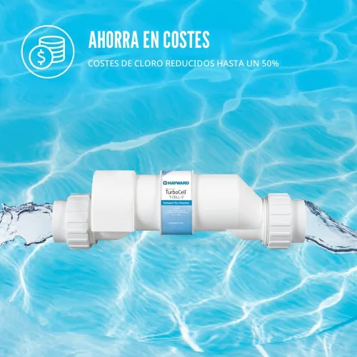 Vista 3 de Hayward W3T-Cell-3 TurboCell - Celda de cloración de sal para piscinas enterradas