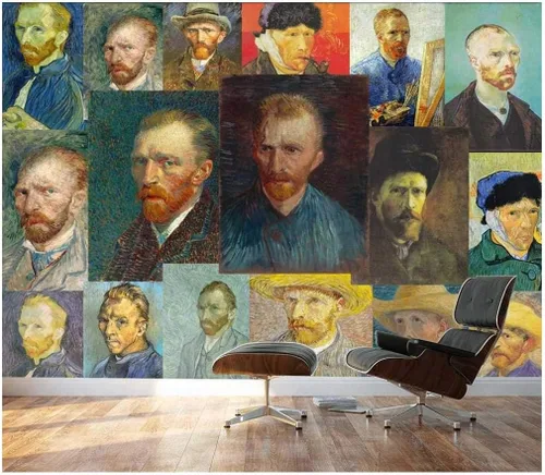 Vista 38 de wall26 - Mural adhesivo decorativo para pared (tamaño grande), WMR-WP-X-DD51-66x24x4 obra de arte 01