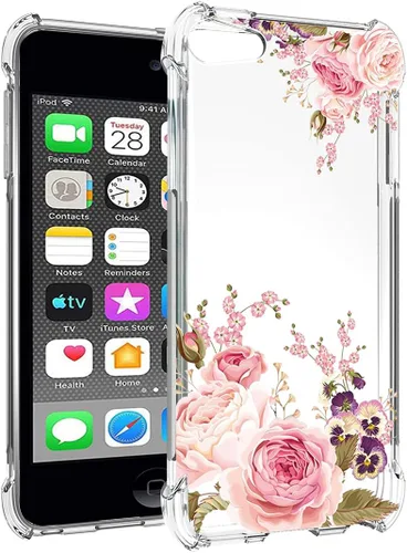 Vista 3 de Funda para iPod Touch 7 / iPod Touch 6 / iPod Touch 5 Linda funda, transparente flexible parachoques TPU suave goma silicona funda funda para Apple