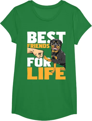 Vista 80 de Best Friends for Life - Rottweiler Animal Dog Lover Breeder T-Shirt